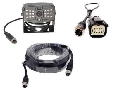 Commercial Grade Camera Kit, Fits 2019-2023 GM® Heavy Duty Cab Chassis, 8 pin